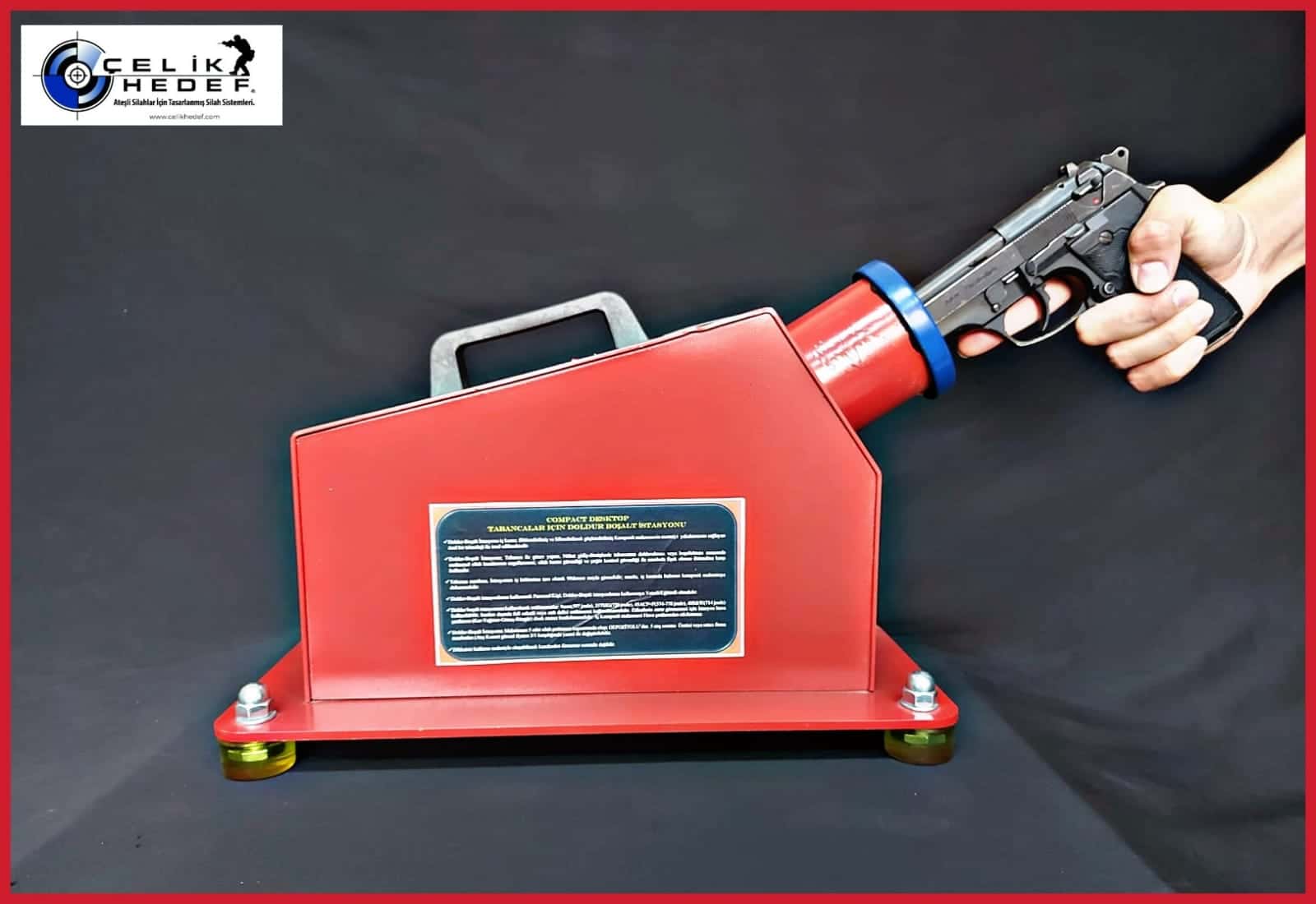 Desktop Compact Tip Doldur Boşalt İstasyonu (Tabanca-Mp5 Hafif ve Ağır Makinalı Tüfek) Doldur Boşalt Varili 