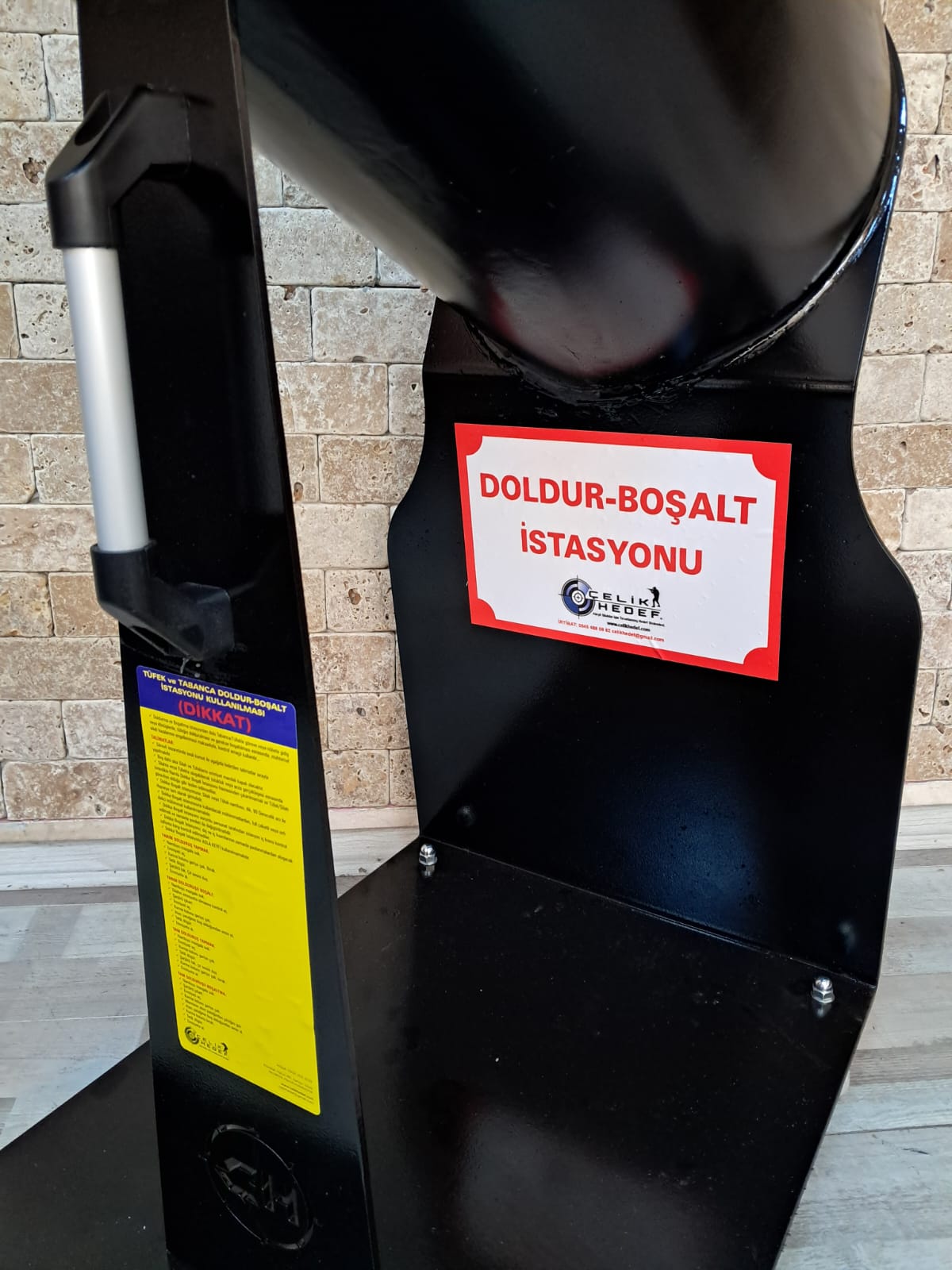 Direkli Silindir Tip Doldur Boşalt İstasyonu (Tabanca-Mp5 Hafif ve Ağır Makinalı Tüfek) Doldur Boşalt Varili