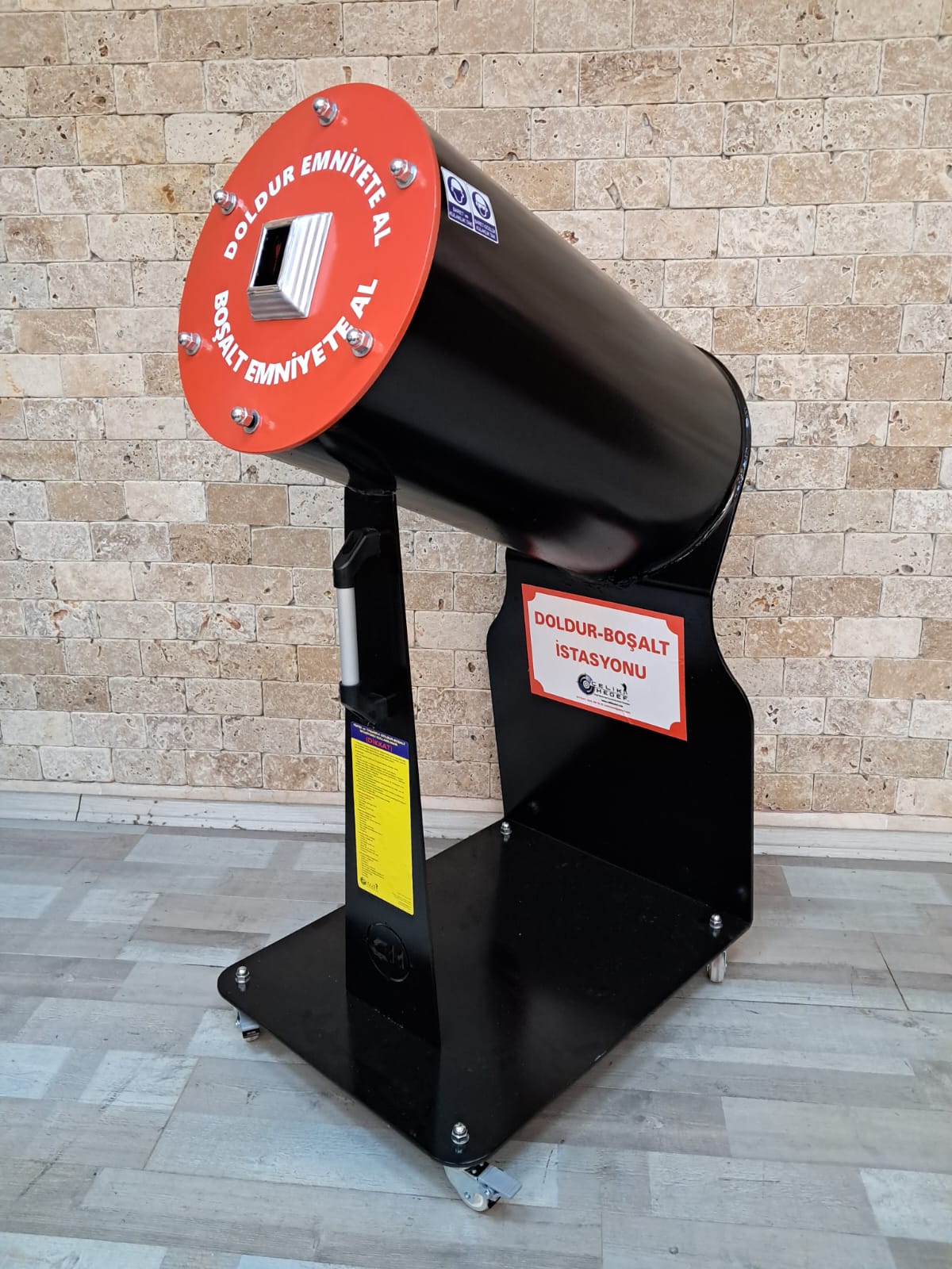Direkli Silindir Tip Doldur Boşalt İstasyonu (Tabanca-Mp5 Hafif ve Ağır Makinalı Tüfek) Doldur Boşalt Varili